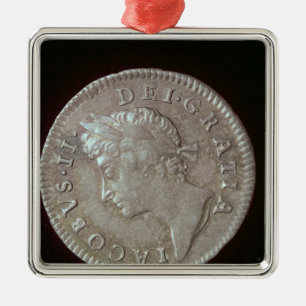 Coin of James II Metal Ornament