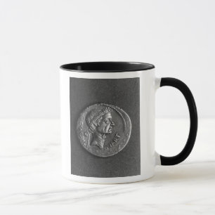 Coin with a portrait of Julius Caesar Mug