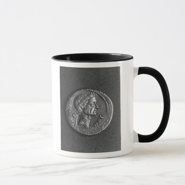 Coin with a portrait of Julius Caesar Mug (Right)