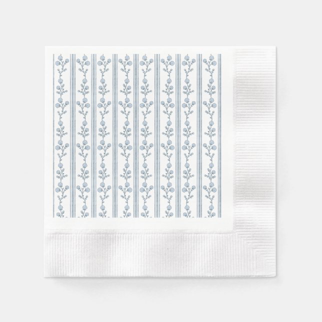 Coined Shells Coastal Napkins 4.75" x 4.75" (Front)