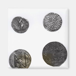 Coins of Cunobelinus or Cymbeline ,King of Mercia Magnet