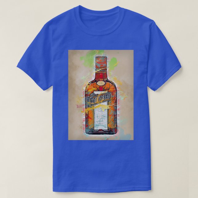 Cointreau watercolor T-Shirt (Design Front)