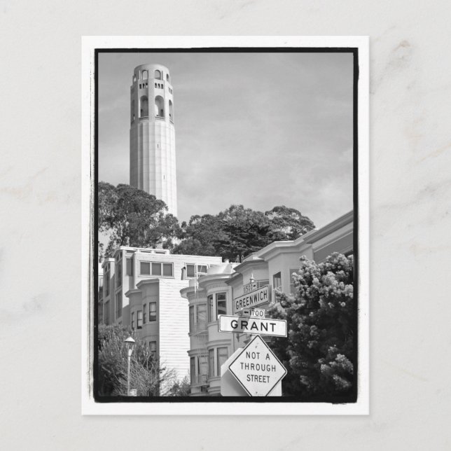 Coit Tower Postcard (Front)