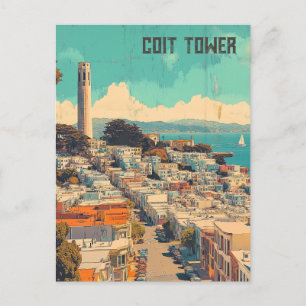 Coit Tower San Francisco Postcard