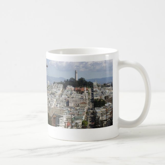 Coit Tower Scenic Picture Coffee Mug (Right)