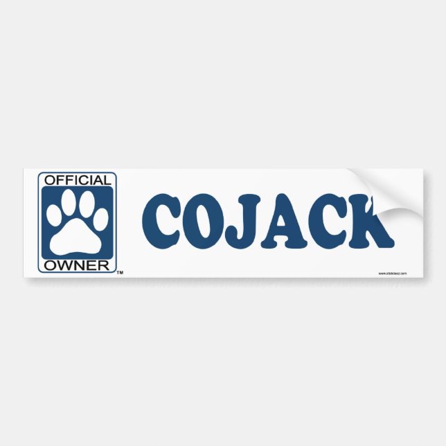 Cojack Blue Bumper Sticker (Front)