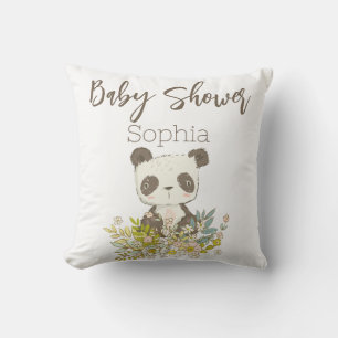 Cojín Baby Shower Panda Cushion