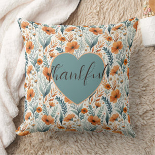 Cojín Decorativo Custom Wildflower Botanical Boho Cushion