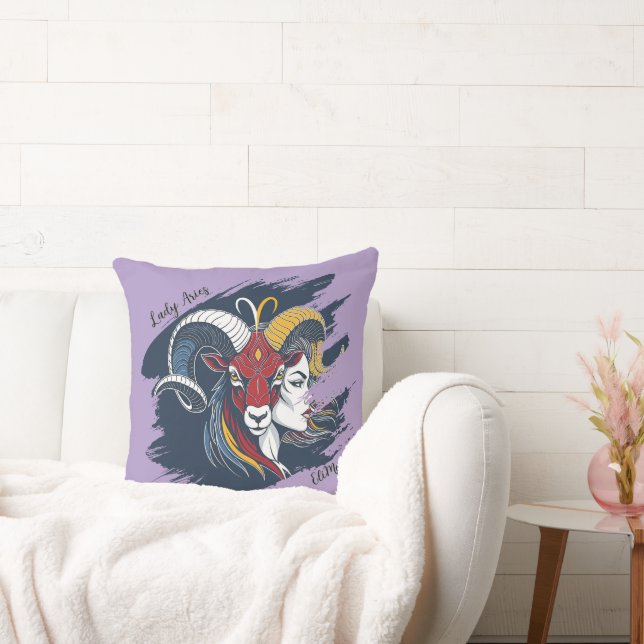 Cojín Lady Aries - Zodiac Woman Cushion (Couch)