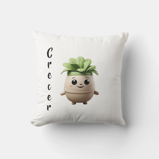 Cojín Pipo Crecer – Decoración Consciente Cushion (Front)