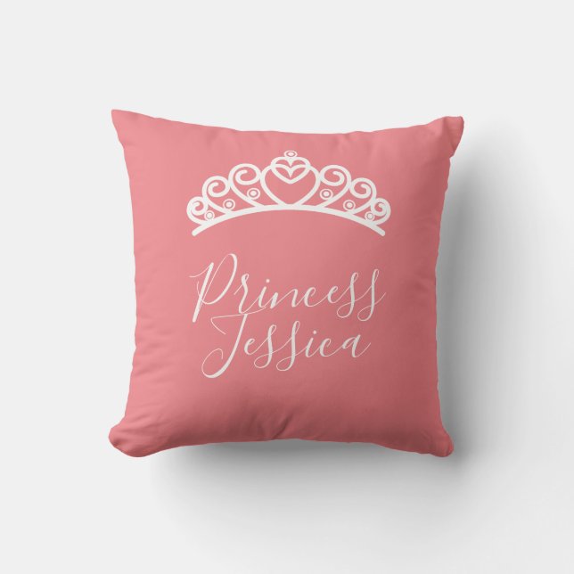 Cojín Princesa Corona Personalized Cushion (Front)