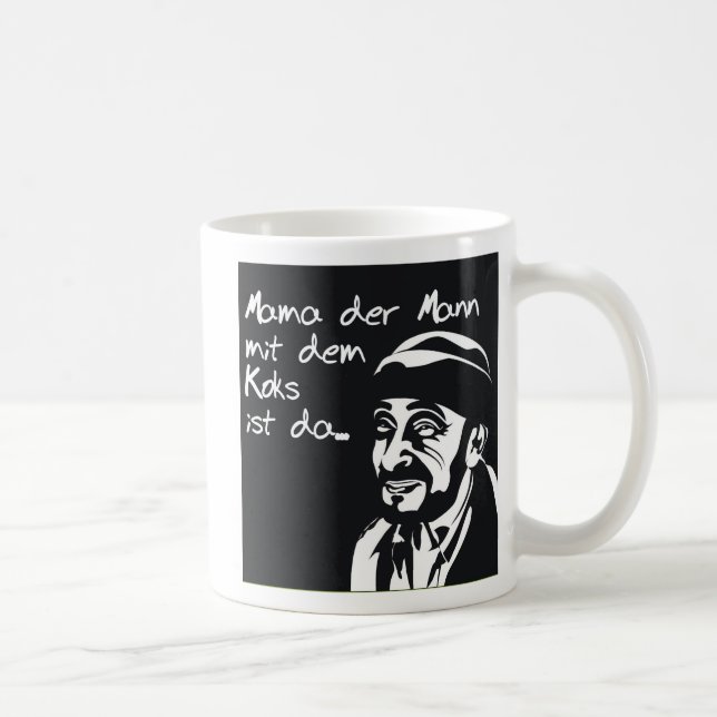 Coke guy coffee mug (Right)