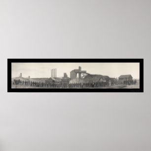 Coker Mine Livingston Photo 1915 Poster