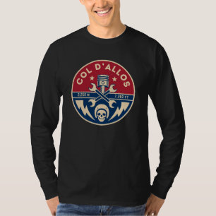 Col d'Allos, french Alpes motobike tour T-Shirt