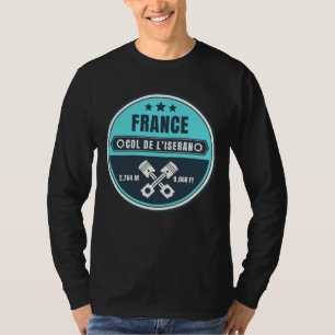 Col de l’Iseran french Alpes motobike tour T-Shirt