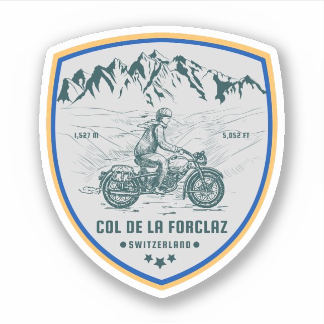  Col de la Forclaz swiss–alps motorcycle tour (Front)