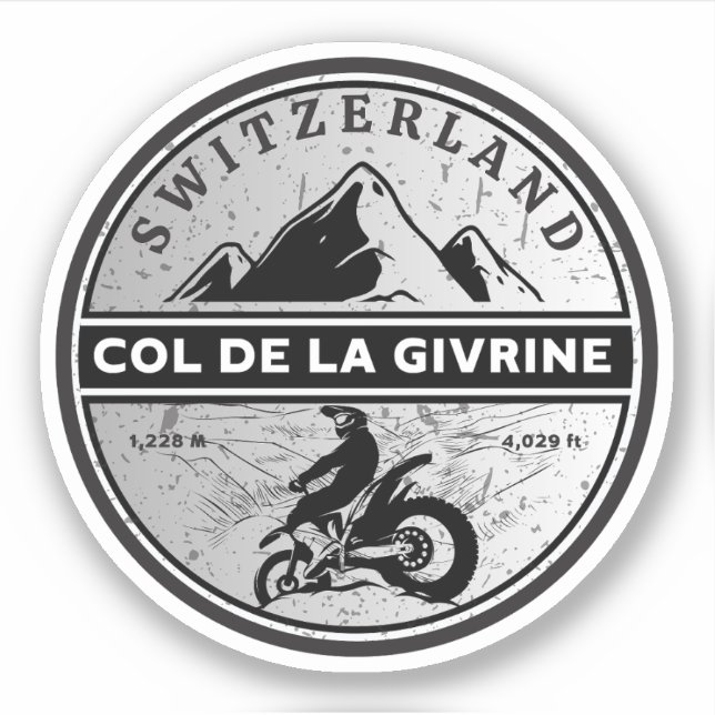 Col de la Givrine swiss–alps motorcycle tour (Front)