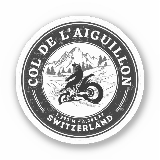  Col de l'Aiguillon swiss–alps motorcycle tour (Front)