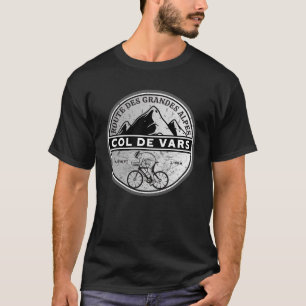 Col de Vars french Alpes bicycle tour T-Shirt