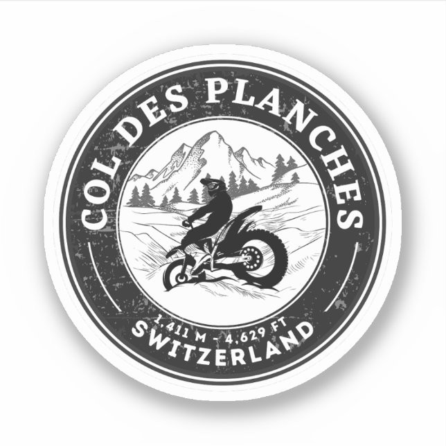 Col des Planches swiss–alps motorcycle tour (Front)