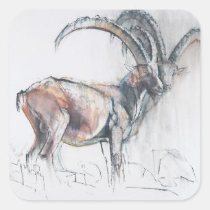 Col di Vermianaz Square Sticker