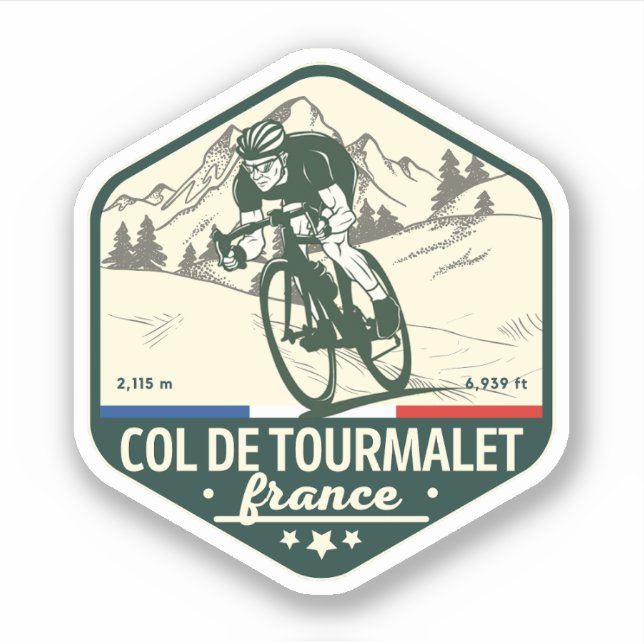 Col du Tourmalet-french mountain pass trip motobik (Front)
