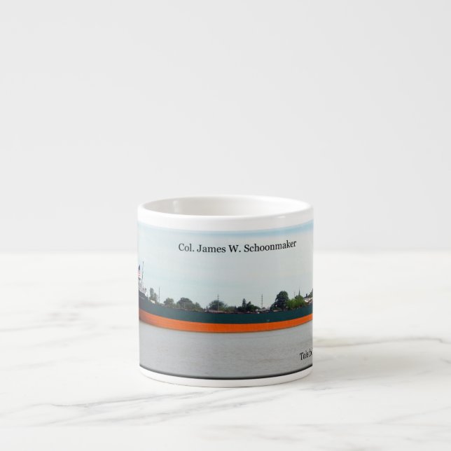 Col. James M. Schoonmaker espresso or jumbo mug (Front)