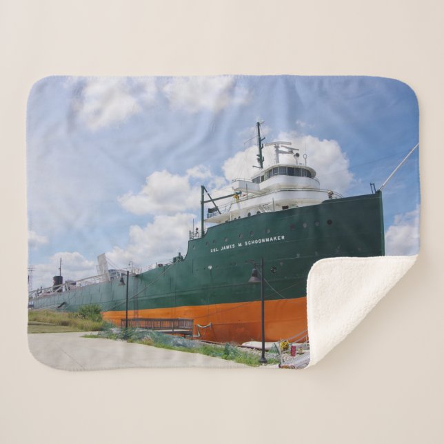 Col. James M. Schoonmaker sherpa blanket (Front (Horizontal))