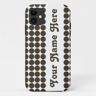Cola Safari Dot with name iPhone 11 Case