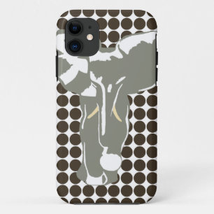 Cola Safari Dot with Pop Art Elephant iPhone 11 Case