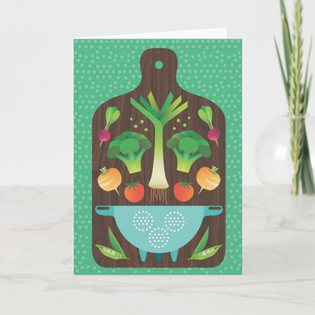 Colander Folded Notecard (Front)