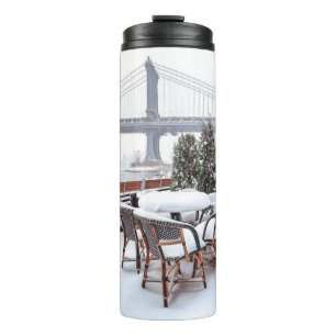 Cold air, cosy views, and NYC snow days ☕️ Thermal Tumbler