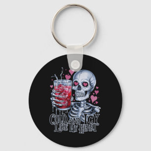 Cold And Icy Like My Heart Anti Valentine Funny Sk Key Ring