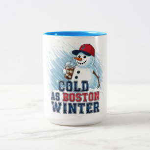 Cold as Boston Winter Two-Tone Coffee Mug