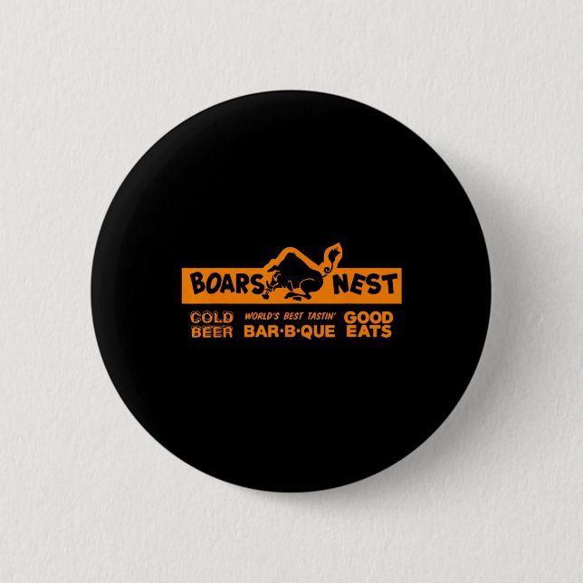 Cold Beer Good Eats Bbq  6 Cm Round Badge (Front)