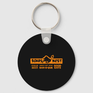 Cold Beer Good Eats Bbq Key Ring