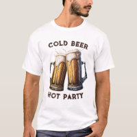 Cold Beer Hot Party Two Pints Perfect Combo