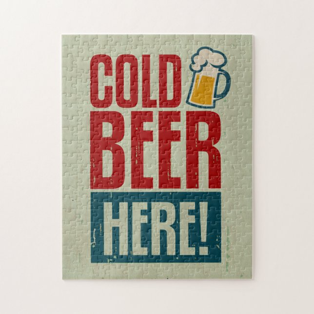 Cold Beer Jigsaw Puzzle (Vertical)