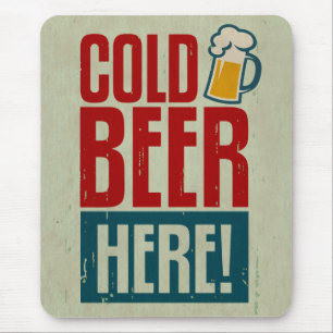 Cold Beer Mouse Pad