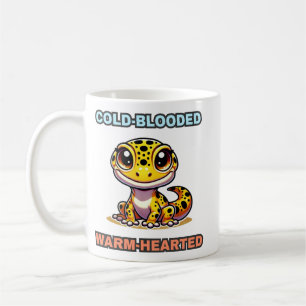 Cold-Blooded Warm-Hearted Funny Leopard Gecko Coffee Mug