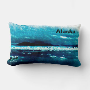 Cold Blue Sea Lumbar Cushion