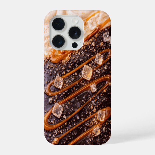 Cold Brew with Foam Inspired PopTart Coffee Vibes iPhone Case (Back)