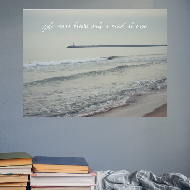 Cold calm sea on a winter day poster (Creator Uploaded)