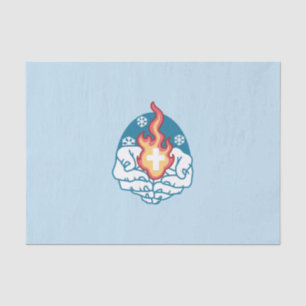 Cold Change, Faith's Fire - Motivational Christian Tissue Paper