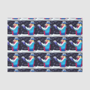 Cold Christmas Caroler 10lb Tissue Paper