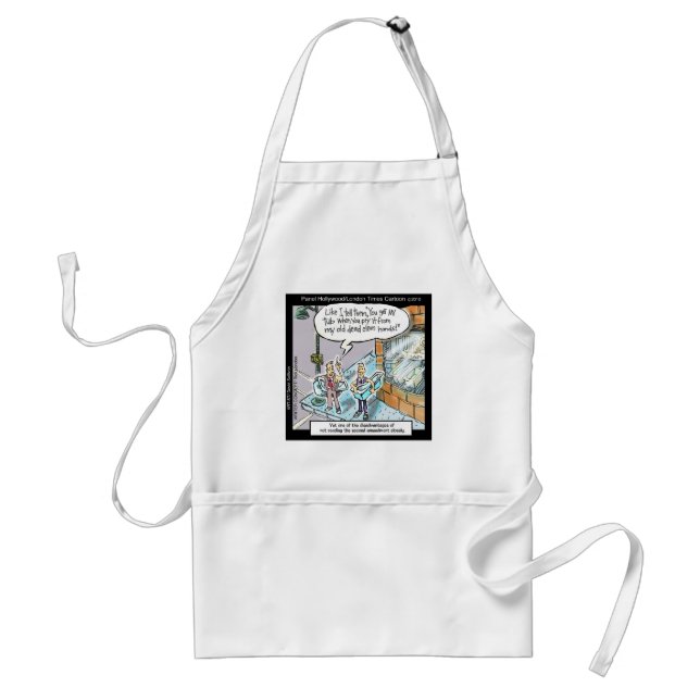 Cold Clean Hands W/Guns Funny Gifts & Tees Standard Apron (Front)