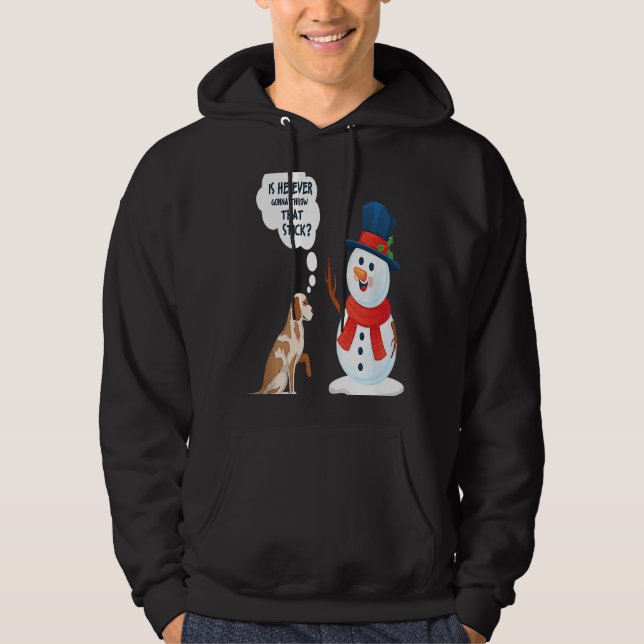 cold cold snow ice snowman snowball cold winter  hoodie (Front)
