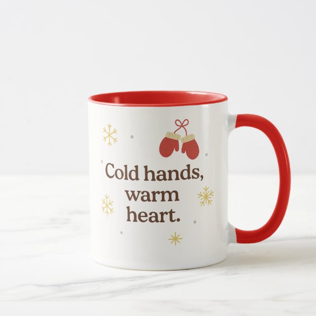 Cold Hands, Warm Heart | Cozy Winter Mug (Right)