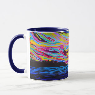 Cold Lake Sunset Mug