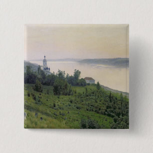 Cold Landscape, 1889 15 Cm Square Badge